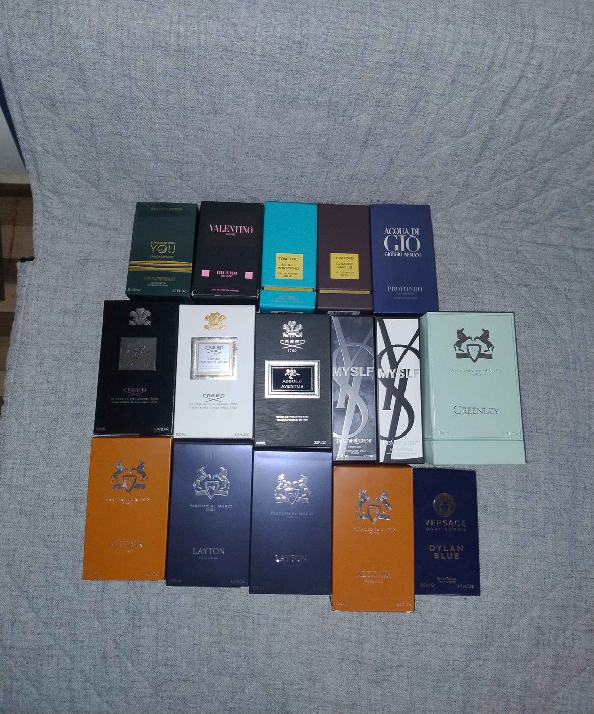 Eighteen sealed boxes